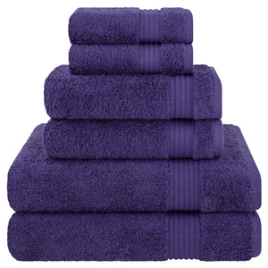 American Soft Linen Bekos 100% Cotton 6-Piece Turkish Bath Towel Sets, Wholesale Luxury Bath Towels