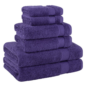 American Soft Linen Bekos 100% Cotton 6-Piece Turkish Bath Towel Sets, Wholesale Luxury Bath Towels
