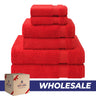 American Soft Linen Bekos 100% Cotton 6-Piece Turkish Bath Towel Sets, Wholesale Luxury Bath Towels