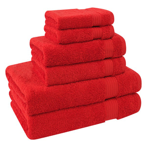 American Soft Linen Bekos 100% Cotton 6-Piece Turkish Bath Towel Sets, Wholesale Luxury Bath Towels