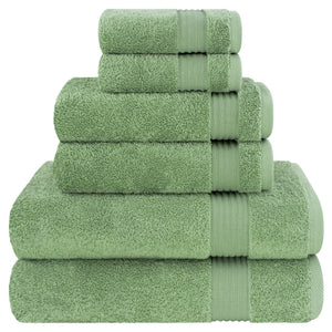 American Soft Linen Bekos 100% Cotton 6-Piece Turkish Bath Towel Sets, Wholesale Luxury Bath Towels