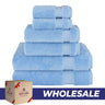 American Soft Linen Bekos 100% Cotton 6-Piece Turkish Bath Towel Sets, Wholesale Luxury Bath Towels