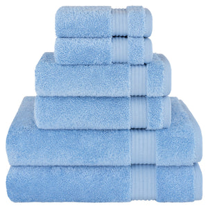 American Soft Linen Bekos 100% Cotton 6-Piece Turkish Bath Towel Sets, Wholesale Luxury Bath Towels