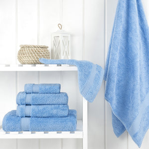American Soft Linen Bekos 100% Cotton 6-Piece Turkish Bath Towel Sets, Wholesale Luxury Bath Towels