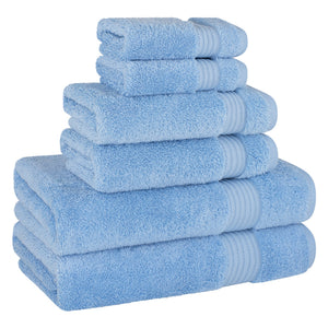 American Soft Linen Bekos 100% Cotton 6-Piece Turkish Bath Towel Sets, Wholesale Luxury Bath Towels