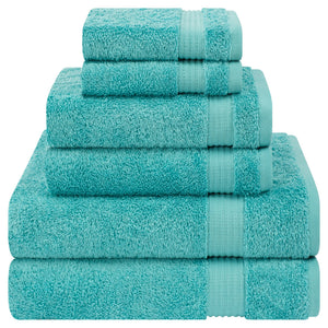 American Soft Linen Bekos 100% Cotton 6-Piece Turkish Bath Towel Sets, Wholesale Luxury Bath Towels