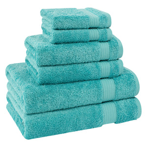 American Soft Linen Bekos 100% Cotton 6-Piece Turkish Bath Towel Sets, Wholesale Luxury Bath Towels
