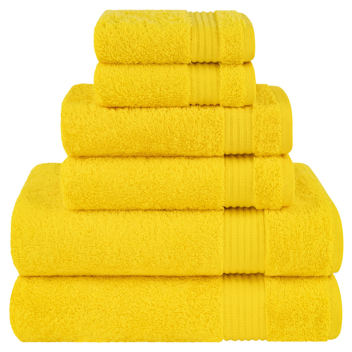 American Soft Linen Bekos 100% Cotton 6-Piece Turkish Bath Towel Sets, Wholesale Luxury Bath Towels