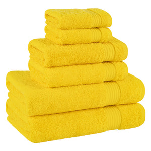 American Soft Linen Bekos 100% Cotton 6-Piece Turkish Bath Towel Sets, Wholesale Luxury Bath Towels