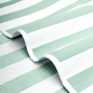 American Soft Linen, Premium Cotton 4 Pack Beach Towels, 30" x 60" Cabana Striped Pool Towels