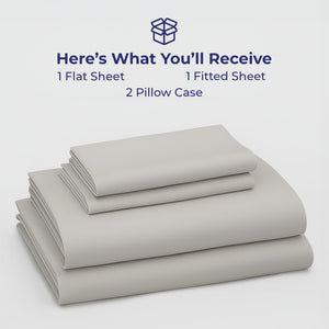 American Soft Linen Luxury 100% Cotton Sateen Weave Sheets Set - Premium Bed Sheet Sets
