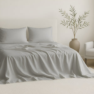 American Soft Linen Luxury 100% Cotton Sateen Weave Sheets Set - Premium Bed Sheet Sets