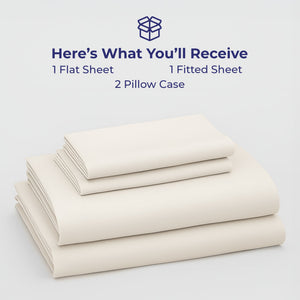 American Soft Linen Luxury 100% Cotton Sateen Weave Sheets Set - Premium Bed Sheet Sets