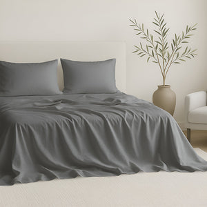 American Soft Linen Luxury 100% Cotton Sateen Weave Sheets Set - Premium Bed Sheet Sets