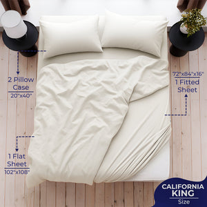 American Soft Linen Luxury 100% Cotton Sateen Weave Sheets Set - Wholesale Bed Sheet Sets