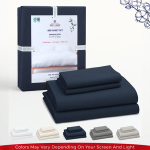 American Soft Linen Luxury 100% Cotton Sateen Weave Sheets Set - Wholesale Bed Sheet Sets