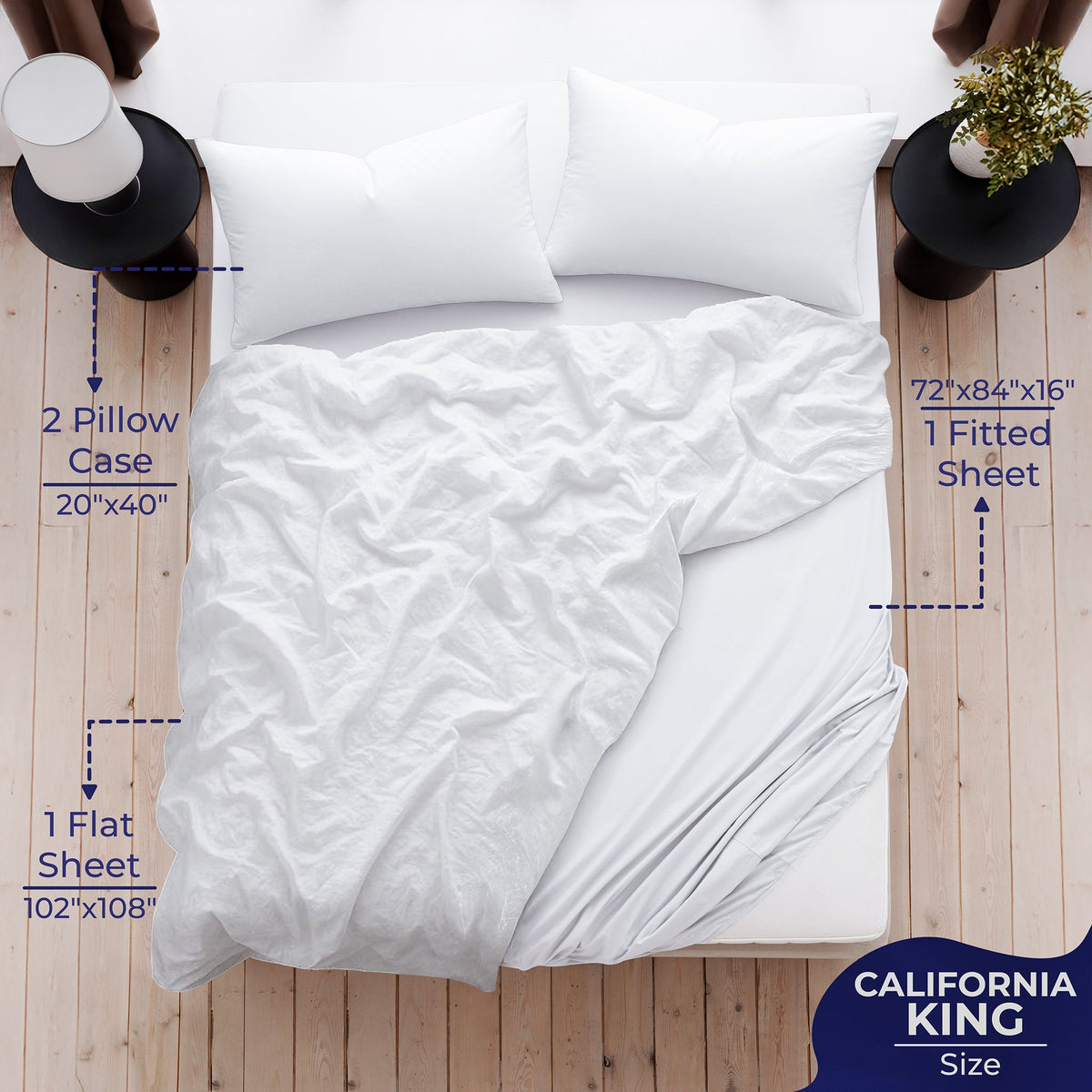 American Soft Linen Luxury 100% Cotton Sateen Weave Sheets Set - Wholesale Bed Sheet Sets