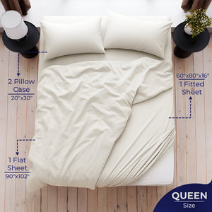 American Soft Linen Luxury 100% Cotton Sateen Weave Sheets Set - Wholesale Bed Sheet Sets