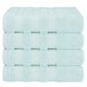 Salem 4 Piece 100% Cotton Luxury Turkish Bath Towel Sets