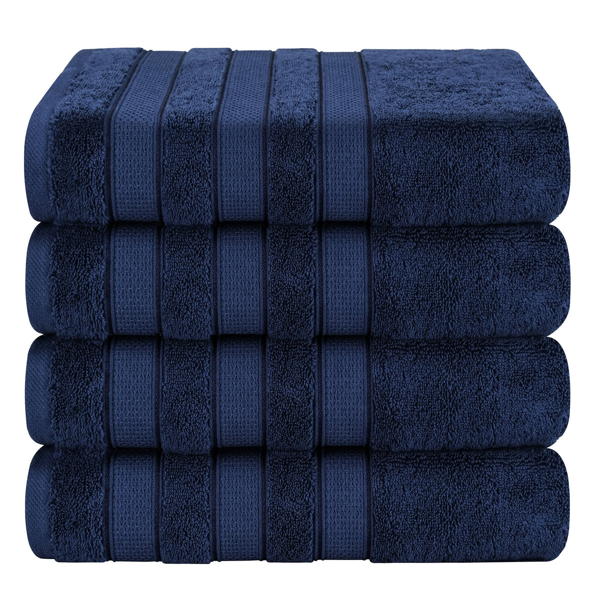 Salem 4 Piece 100% Cotton Luxury Turkish Bath Towel Sets