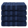 Salem 4 Piece 100% Cotton Luxury Turkish Bath Towel Sets