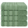 Salem 4 Piece 100% Cotton Luxury Turkish Bath Towel Sets