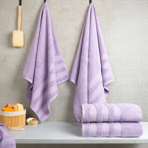 Salem 4 Piece 100% Cotton Luxury Turkish Bath Towel Sets