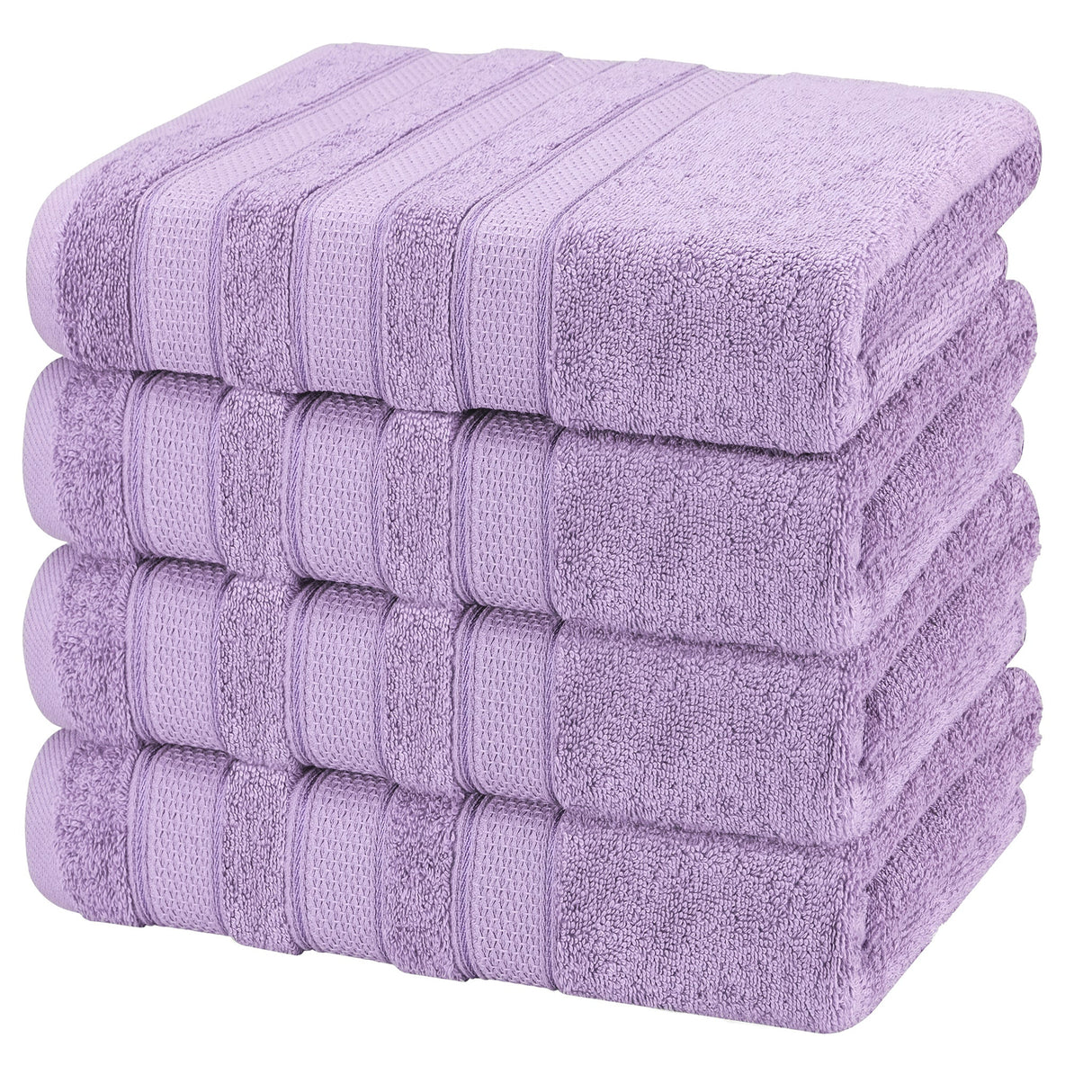 Salem 4 Piece 100% Cotton Luxury Turkish Bath Towel Sets