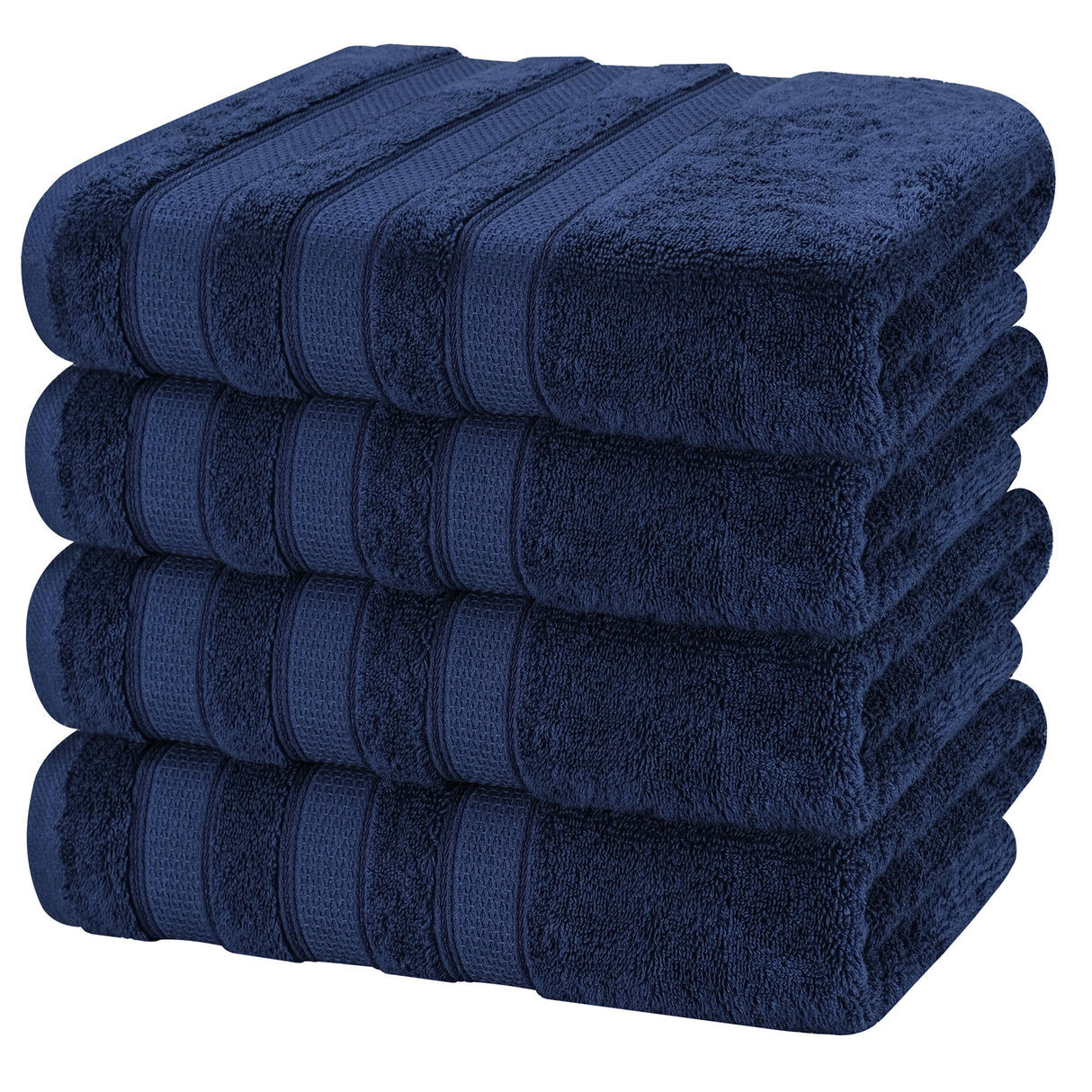 Salem 4 Piece 100% Cotton Luxury Turkish Bath Towel Sets
