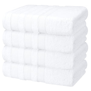 Salem 4 Piece 100% Cotton Luxury Turkish Bath Towel Sets