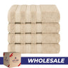 Salem 4 Piece 100% Cotton Luxury Turkish Bath Towel Sets - 6 Set Case Pack - Wholesale bath towels