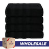 Salem 4 Piece 100% Cotton Luxury Turkish Bath Towel Sets - 6 Set Case Pack - Wholesale bath towels