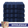 Salem 4 Piece 100% Cotton Luxury Turkish Bath Towel Sets - 6 Set Case Pack - Wholesale bath towels