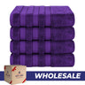 Salem 4 Piece 100% Cotton Luxury Turkish Bath Towel Sets - 6 Set Case Pack - Wholesale bath towels
