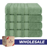 Salem 4 Piece 100% Cotton Luxury Turkish Bath Towel Sets - 6 Set Case Pack - Wholesale bath towels