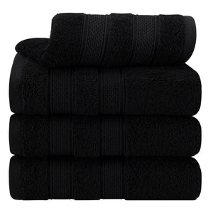 Salem 4 Piece 100% Cotton Luxury Turkish Hand Towel Sets