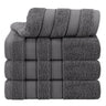 Salem 4 Piece 100% Cotton Luxury Turkish Hand Towel Sets