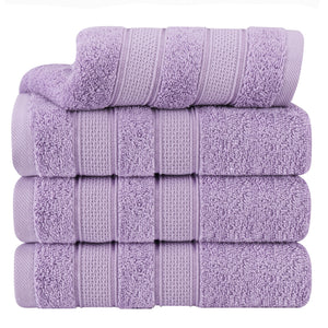 Salem 4 Piece 100% Cotton Luxury Turkish Hand Towel Sets