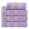 Salem 4 Piece 100% Cotton Luxury Turkish Hand Towel Sets