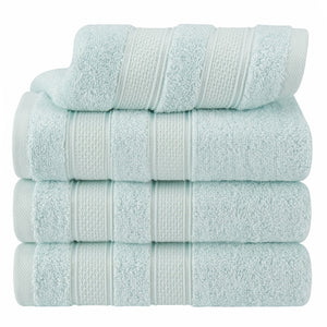 Salem 4 Piece 100% Cotton Luxury Turkish Hand Towel Sets