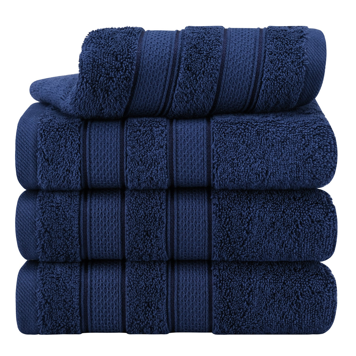 Salem 4 Piece 100% Cotton Luxury Turkish Hand Towel Sets