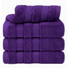 Salem 4 Piece 100% Cotton Luxury Turkish Hand Towel Sets