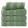 Salem 4 Piece 100% Cotton Luxury Turkish Hand Towel Sets