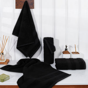 Salem 4 Piece 100% Cotton Luxury Turkish Hand Towel Sets
