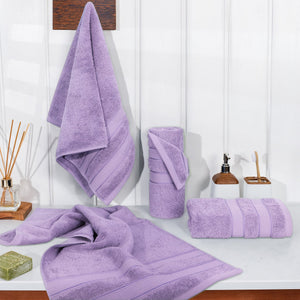 Salem 4 Piece 100% Cotton Luxury Turkish Hand Towel Sets
