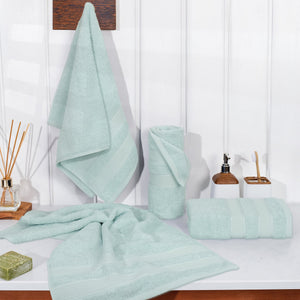 Salem 4 Piece 100% Cotton Luxury Turkish Hand Towel Sets
