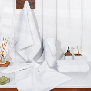 Salem 4 Piece 100% Cotton Luxury Turkish Hand Towel Sets