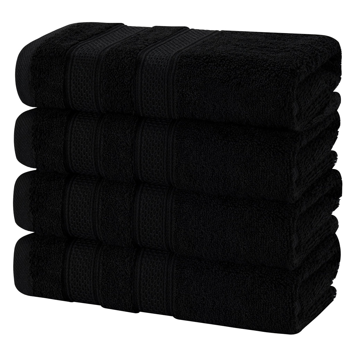 Salem 4 Piece 100% Cotton Luxury Turkish Hand Towel Sets