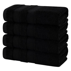 Salem 4 Piece 100% Cotton Luxury Turkish Hand Towel Sets
