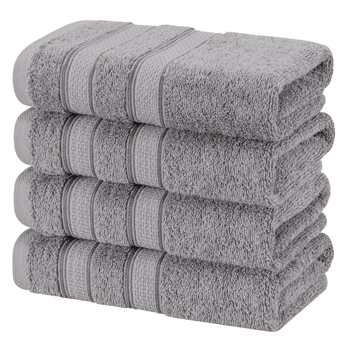 Salem 4 Piece 100% Cotton Luxury Turkish Hand Towel Sets